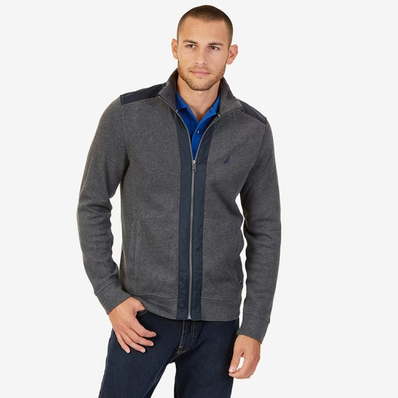 Nautica Other - New! NAUTICA Nautica Mixed Media Sweater Jacket